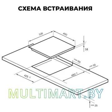 Индукционная варочная панель LEX EVI 430 F DS картинка 4